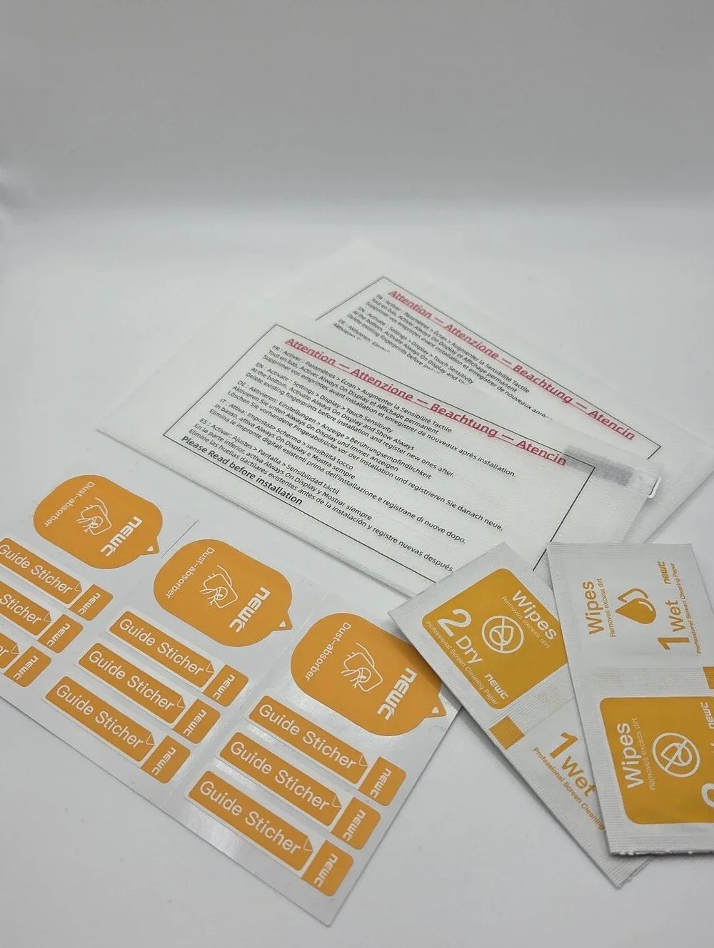 NIB 2-Pack NEW’C Tempered Glass Screen Protector for Samsung Galaxy S23